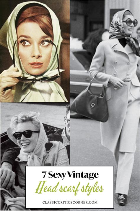 7 Sexy Vintage Head Scarf Styles - Inspiring Retro 1940s and 1950s Head Scarf Outfits - Classic ...