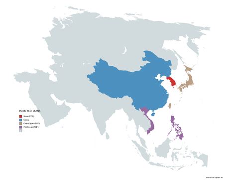 Pacific war of 2025 : r/dystopian_maps