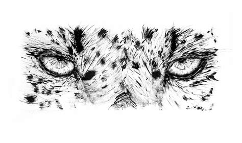 Fierce Leopard Eyes Drawing by David Rabie | Saatchi Art