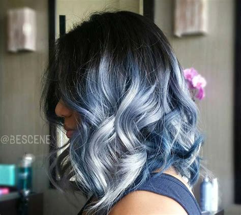 50 Magically Blue Denim Hair Colors You Will Love | Fashionisers