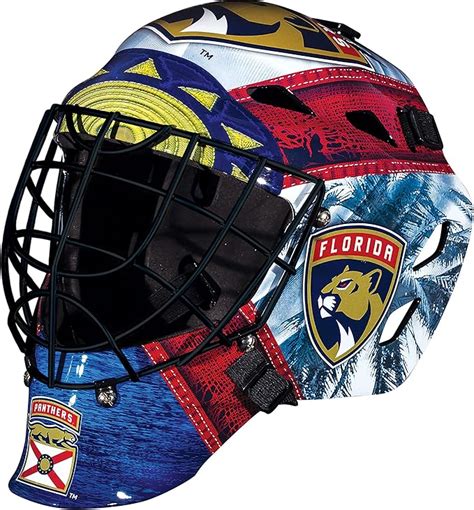 Franklin Sports NHL League Logo Florida Panthers Mini Goalie Mask, Goalie Masks - Amazon Canada