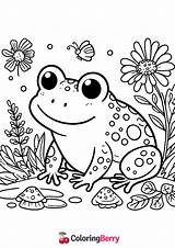 35 Toads Coloring Pages Free PDF Printables sketch template