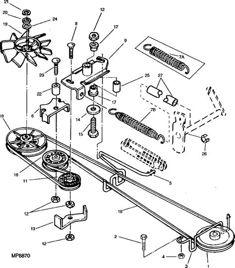 Step-by-Step Guide: John Deere LT155 38 Deck Belt Diagram Explained