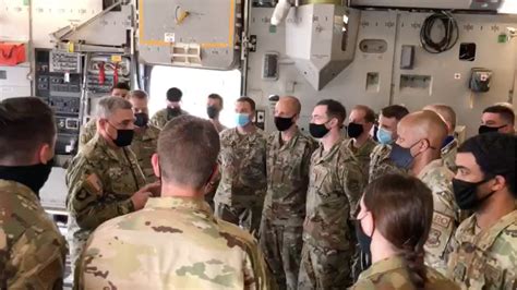 Gen. Mark Milley lauds Air Force crews who rescued thousands from Kabul