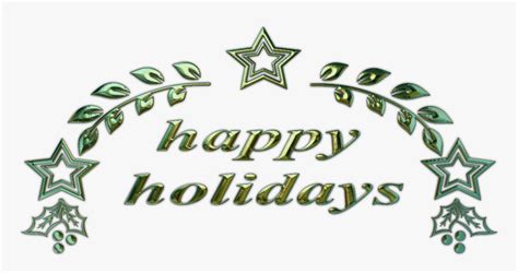 Happy Holidays Text 2 - Happy Holidays Transparente, HD Png Download , Transparent Png Image ...