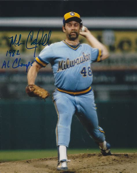 AUTOGRAPHED MIKE CALDWELL 8X10 photo Milwaukee Brewers - Main Line Autographs