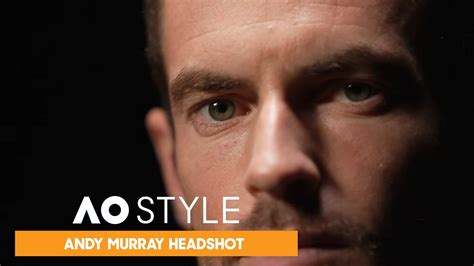 Andy Murray Headshot | Australian Open 2022 | AO Style - TennisGusto