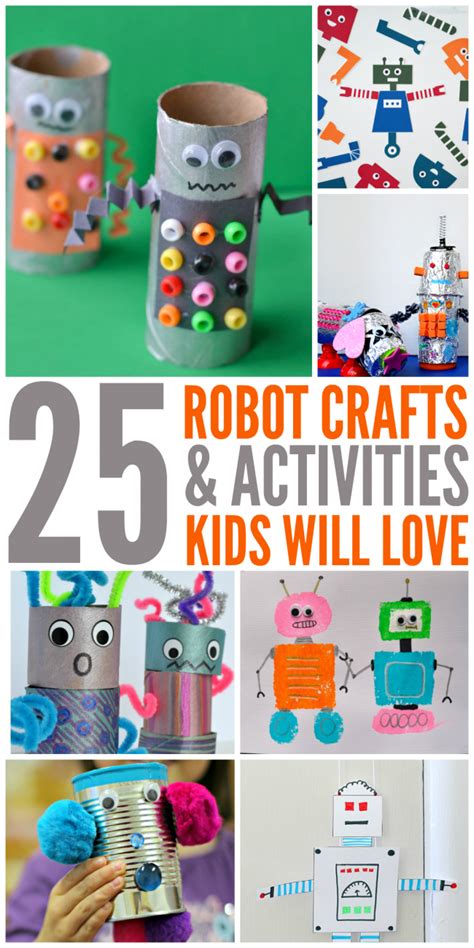 25 Robot Crafts and Activities for Kids | The Taylor House