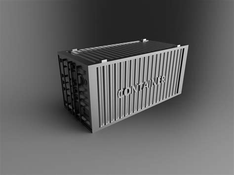 Sea Container v2.0 (Stackable, 1/43 scale) por Geddy | Descargar modelo ...