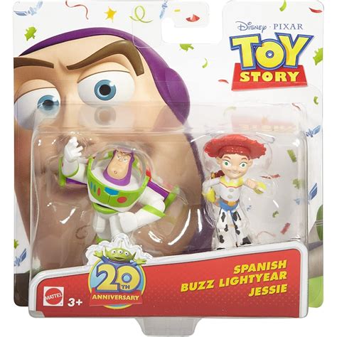 Buy Disney Pixar Toy Story 20th Anniversary Jessie and Spanish Buzz Lightyear Figure Buddy 2 ...