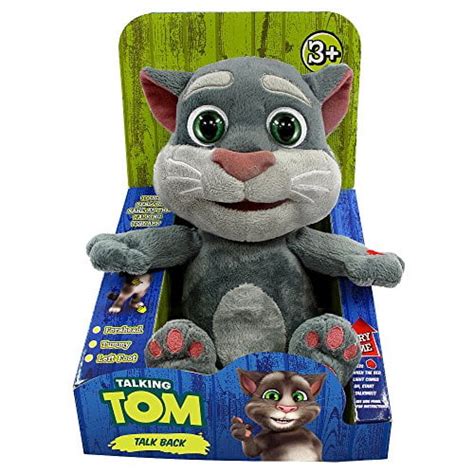 Plush Talking Tom 10" Toy Repeats What You Say Interactive Talk Voice ...