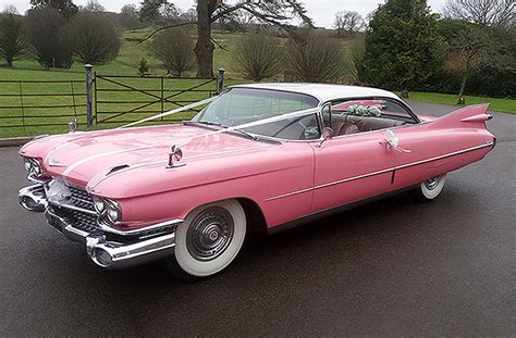 1959 Pink Cadillac Coupe De Ville - American Wedding Cars