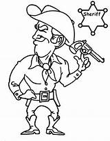 Sheriff Cowboy Coloring Page  Sun Pages Online sketch template
