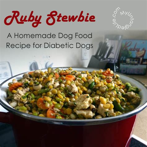 Homemade Diabetic Dog Food Recipe - Ruby Stewbie | Recipe | Healthy dog ...