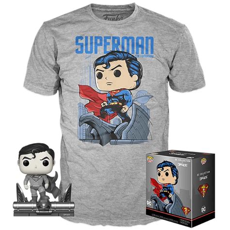 POP! & T-Shirt Superman Figure | DC Comics Figure | Funko