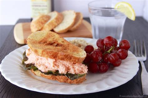 Salmon Salad Sandwich - Cooking With Ruthie