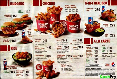 Kfc Menu And Prices 2024 - Jaime Blondelle