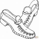 Dress Shoe Coloring Pages sketch template