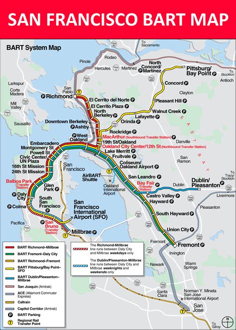 Popular 265 List san francisco bart map