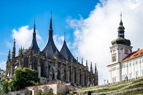 View of St Barbara's Cathedral, Kutná Hora, Czech Republic