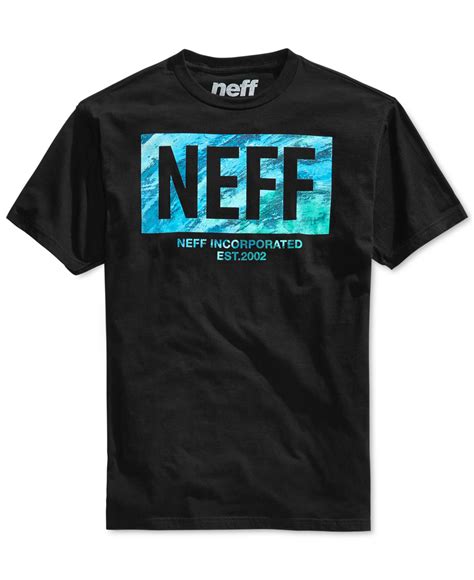 Lyst - Neff New World Water T-shirt in Black for Men