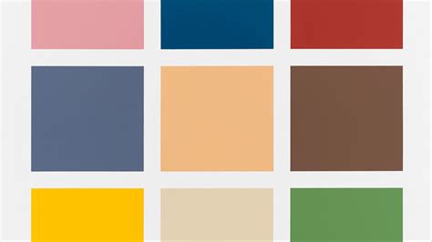 an image of color swatches in different colors