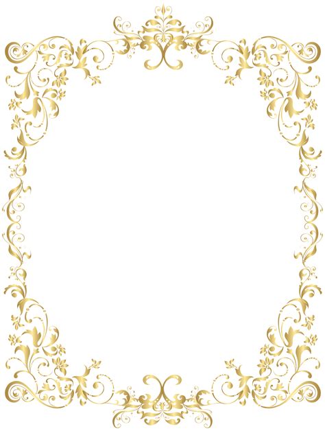 Gold Diamond Border Frame Png Clip Art Gallery Yopriceville High | Images and Photos finder