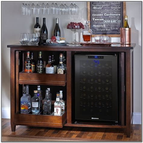 Liquor Cabinet With Mini Fridge - Cabinet : Home Design Ideas #D4zwV9GR1l