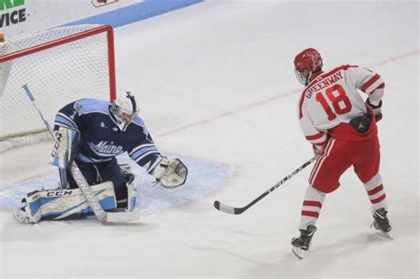 College hockey notebook: Bruins goalie prospect Jeremy Swayman is Maine ...