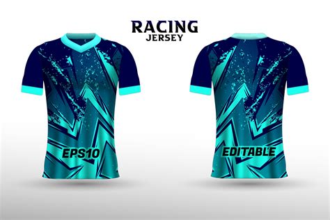 Sports jersey and t-shirt template sports jersey design vector mockup ...