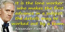 Sir Alexander Fleming Quotes - 19 Science Quotes - Dictionary of ...