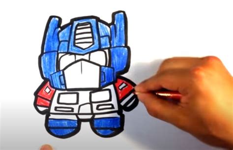 How to Draw Optimus Prime from Transformers | Optimus prime art, Easy ...