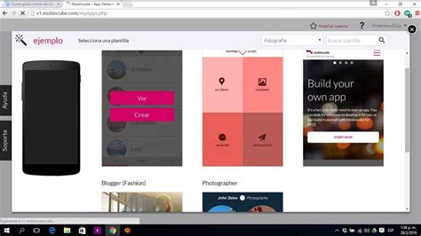 Tutorial crear aplicaciones moviles en mobincube sin saber codigo - YouTube