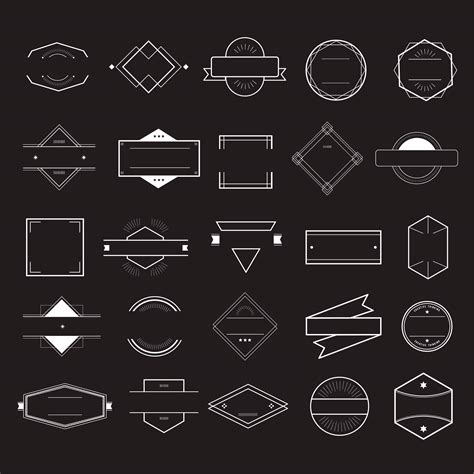 Blank badge set - Download Free Vectors, Clipart Graphics & Vector Art