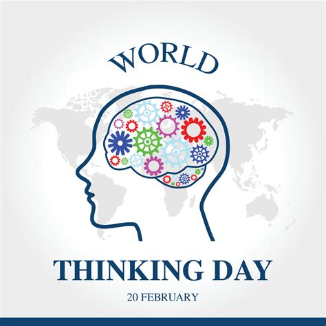 world thinking day vector illustration 5480273 Vector Art at Vecteezy