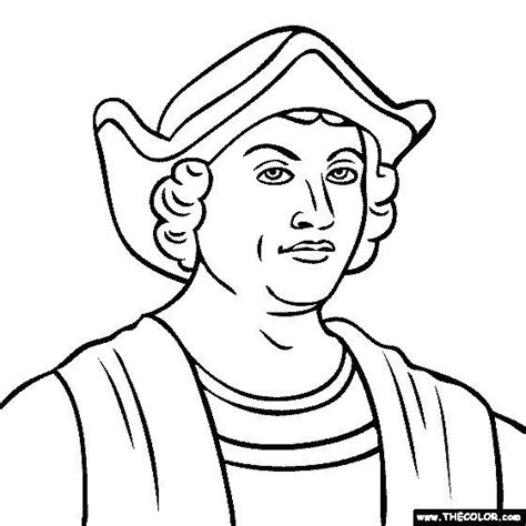 Картинки по запросу columbus christopher art | Pictures to draw, Coloring pages, Christopher ...