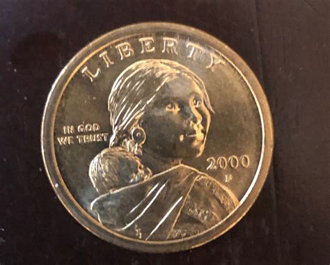 2000 P Sacagawea Gold Dollar Coin | Etsy