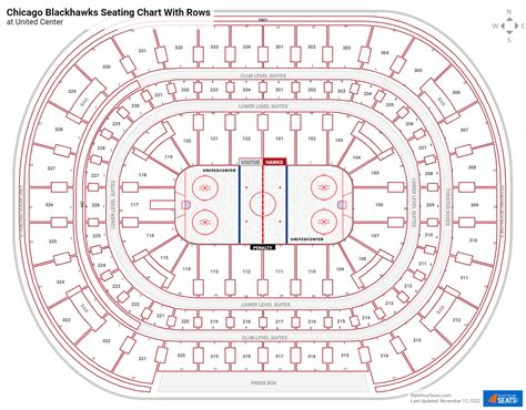 Chicago Blackhawks Seating Charts at United Center - RateYourSeats.com