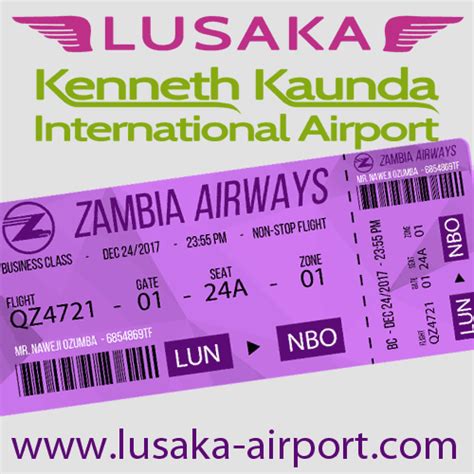 Lusaka airport flight departures