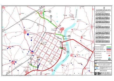 Gandhinagar Map | PDF | Geomatics | Infographics