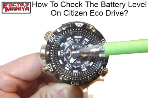 How To Check The Battery Level On Citizen Eco Drive? Guide - FactsManiya