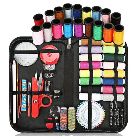 SDFC Sewing Supplies Kit for All Sewing Purpose with Total 136 Premium Sewing Supplies Enhanced ...