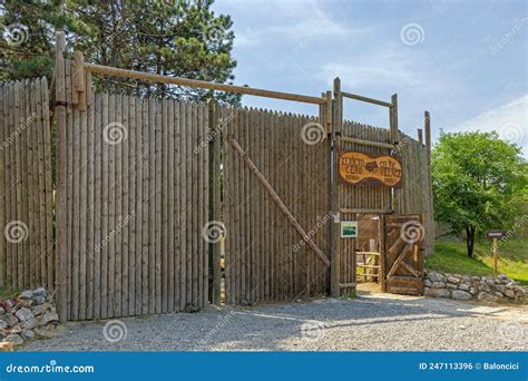 Entrance to Celtic Village editorial photo. Image of historic - 247113396