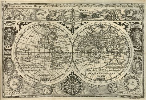 A New and accurate Mappe of the World, drawne according to the best and latest discoveries that ...