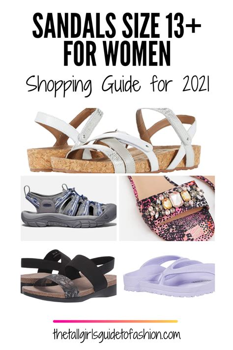 CUTE Size 13+ Women’s Sandals for 2021 (+ Wide Widths)