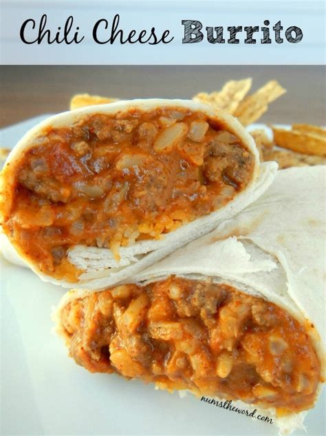 Chili Cheese Burrito - NumsTheWord