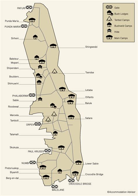 Ashley designs a map of camps in Kruger National Park | South Africa ...