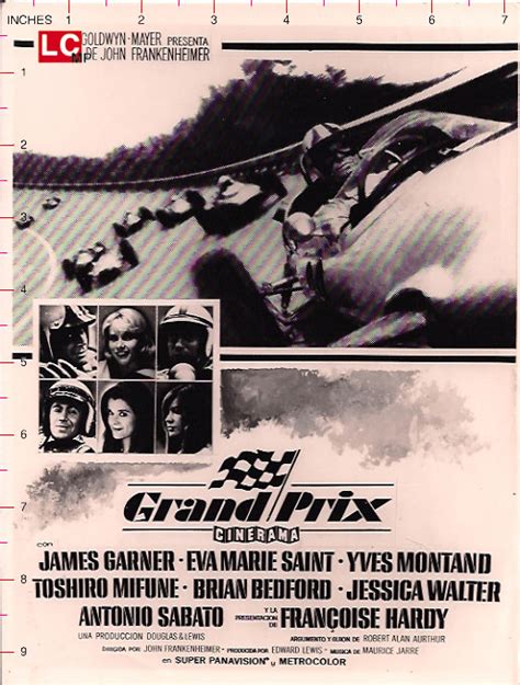 "GRAND PRIX" MOVIE POSTER - "GRAND PRIX" MOVIE POSTER