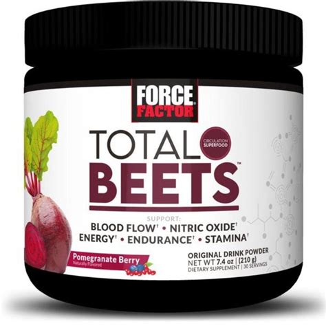 Force Factor Total Beets 7.4oz Powder | Antioxidant Supplement – Supplement Warehouse