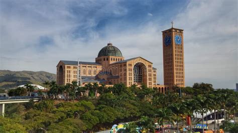 View of Basilica of the National Shrine of Our Lady of Aparecida ...